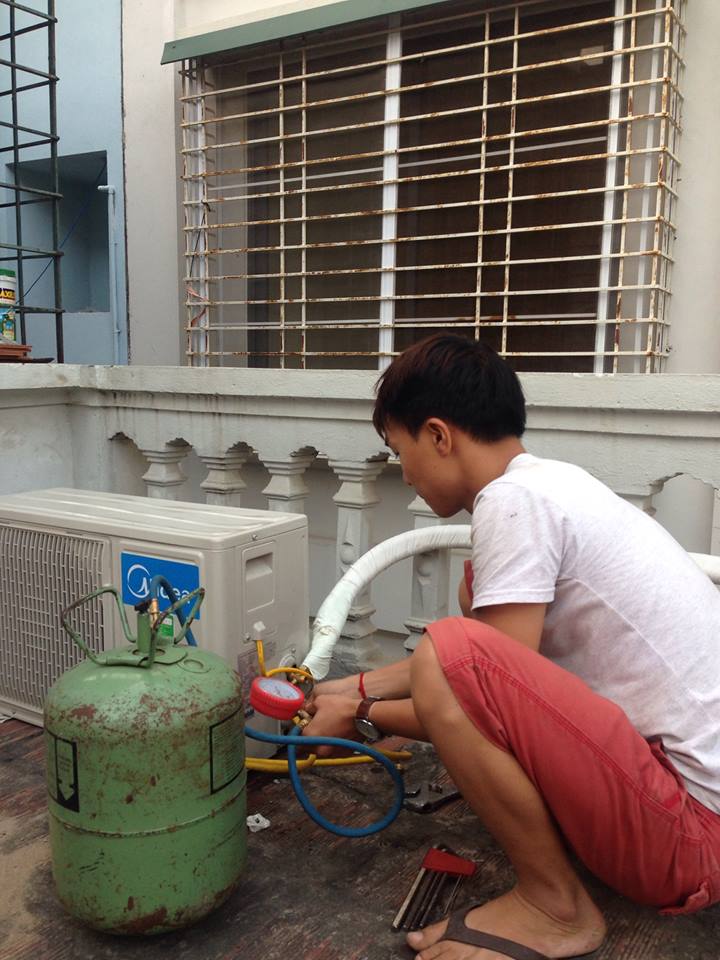 dịch vụ bơm ga máy lạnh tại nhà giá rẻ